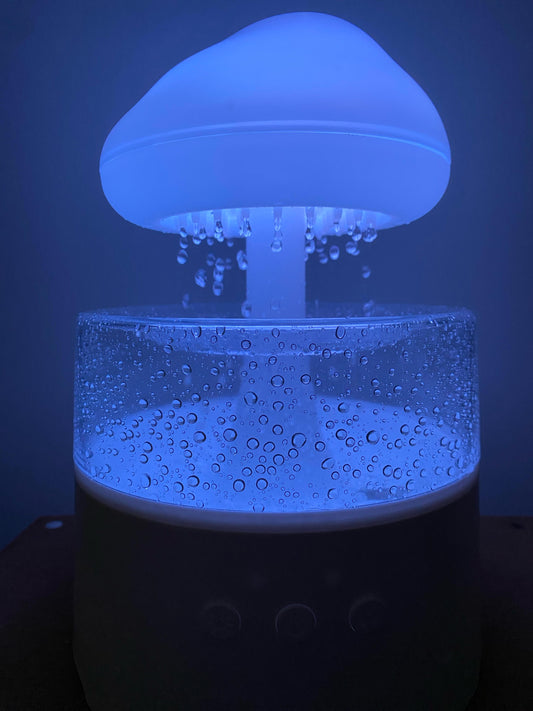 Humidificador con Sonidos de Lluvia Relajantes