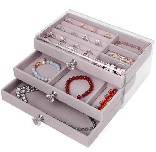 Organizador De Joyas 3 Niveles Acrilico