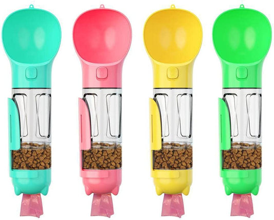 Botella Multiuso 4 En 1 Para Mascota