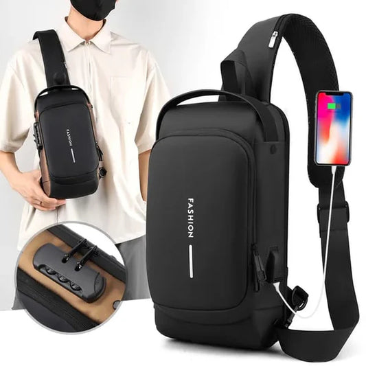 Riñonera Impermeable Antirrobo con Clave