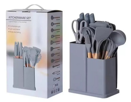 Set De 19 Utensilios De Cocina Premium